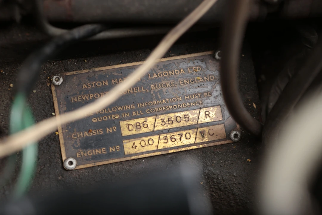 1968 Aston Martin DB6 Vantage - Image 4 of 16