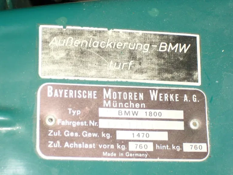 1968 BMW New Class - Image 7 of 8