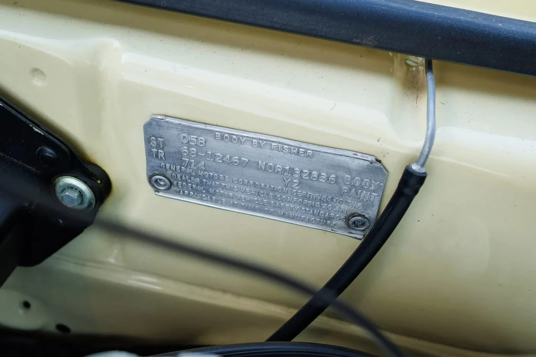1968 Chevrolet Camaro 1st Gen - Image 29 of 30