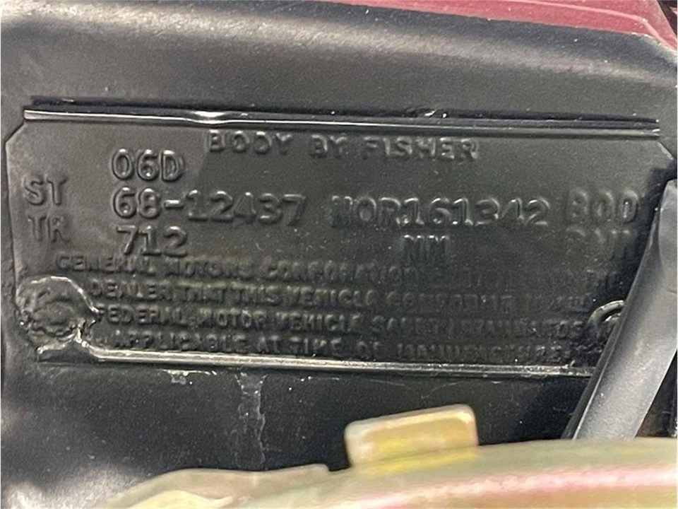 1968 Chevrolet Camaro 1st Gen - Image 30 of 31