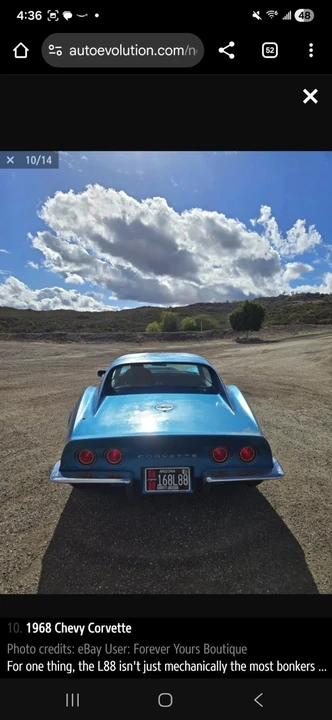 1968 Chevrolet Corvette C3 - Image 4 of 9