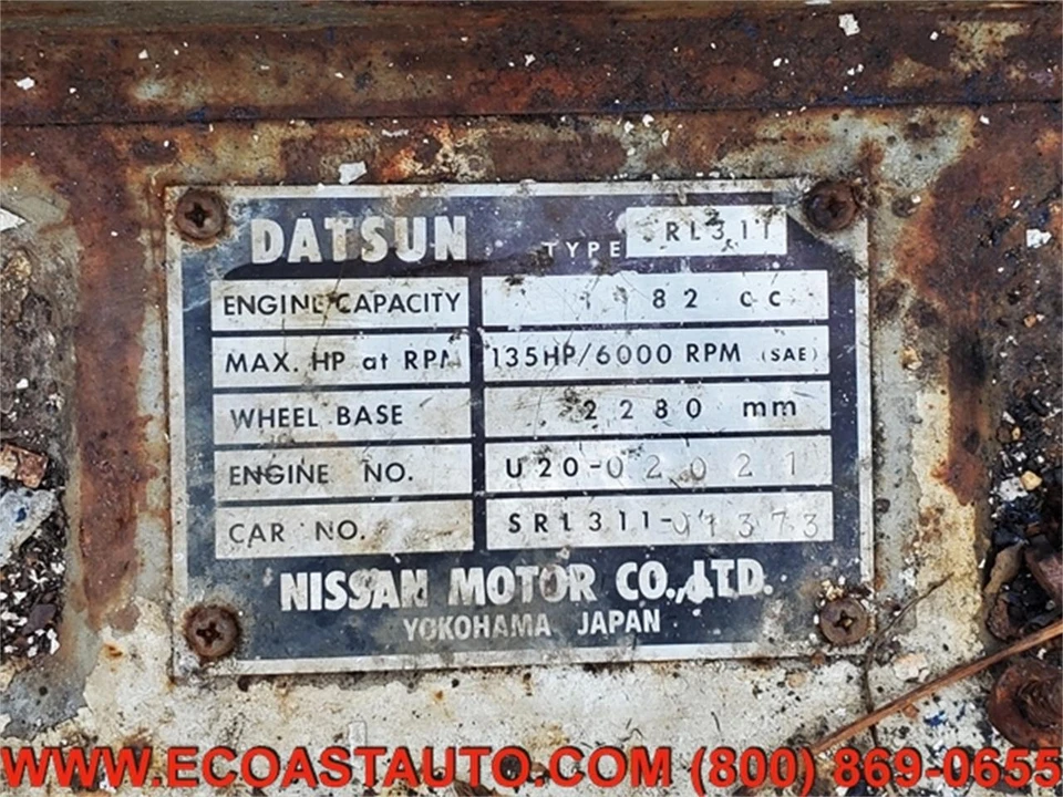 1968 Nissan Datsun Sports - Image 11 of 11