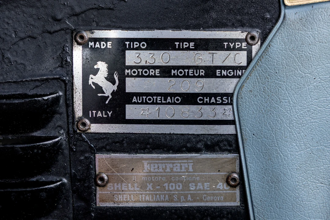 1968 Ferrari 330 GTC & GTS - Image 18 of 27