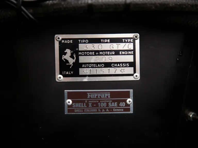 1968 Ferrari 330 GTC & GTS - Image 22 of 27