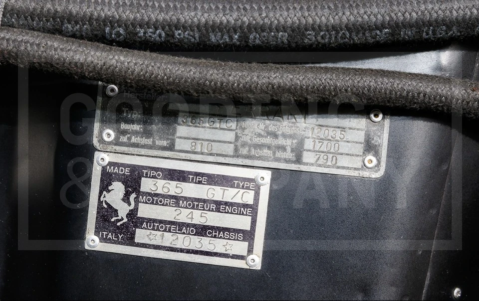 1968 Ferrari 365 GTC & GTS - Image 13 of 13