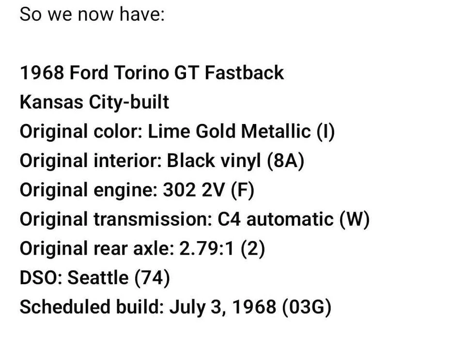 1968 Ford Torino 1st Gen - Image 8 of 19
