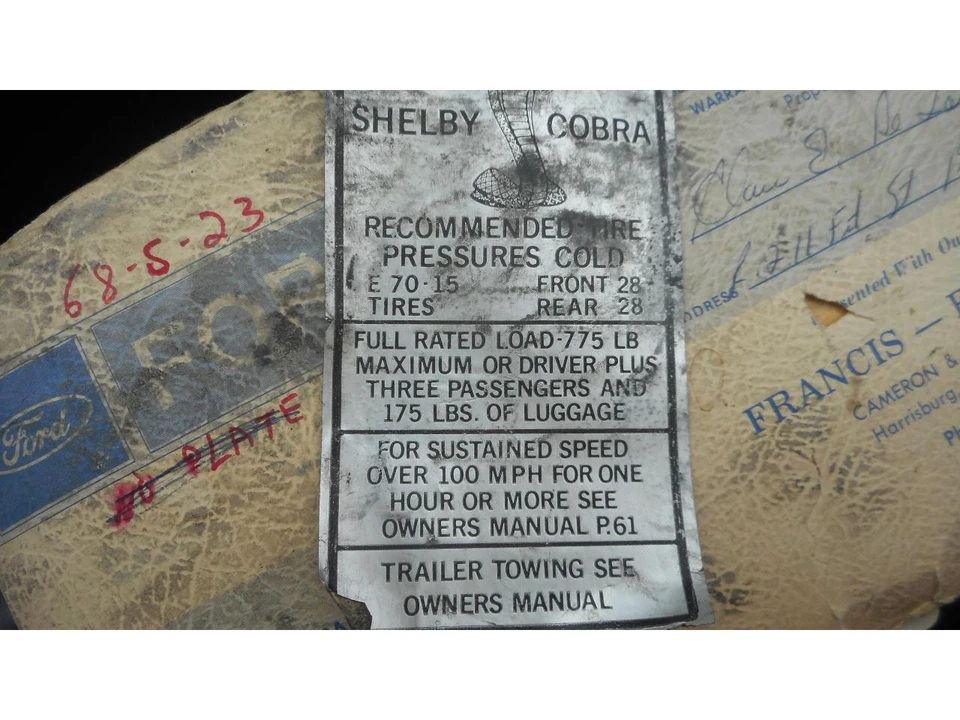 1968 Ford Shelby Mustang - Image 27 of 28