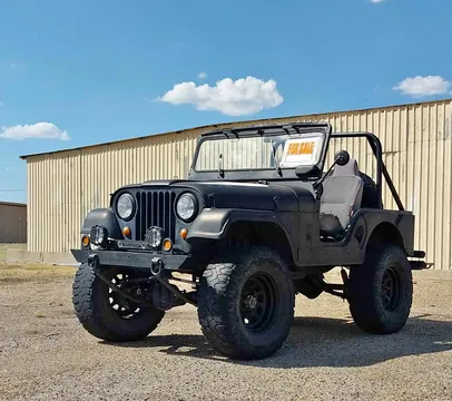 1968 Jeep Wrangler Black & Tan SUV 2D