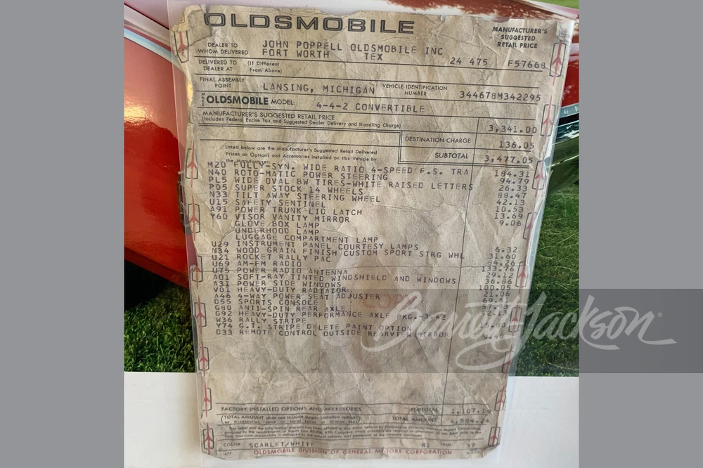 1968 Oldsmobile 442 2nd Gen - Image 6 of 16