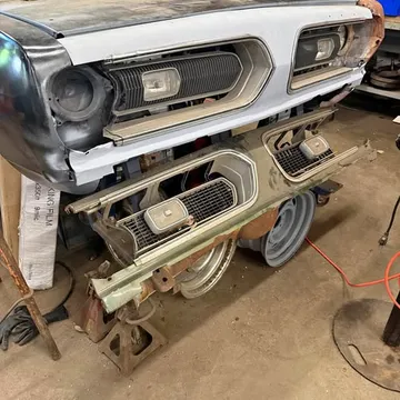 1968 Plymouth Barracuda 2 Door Hardtop Project Car