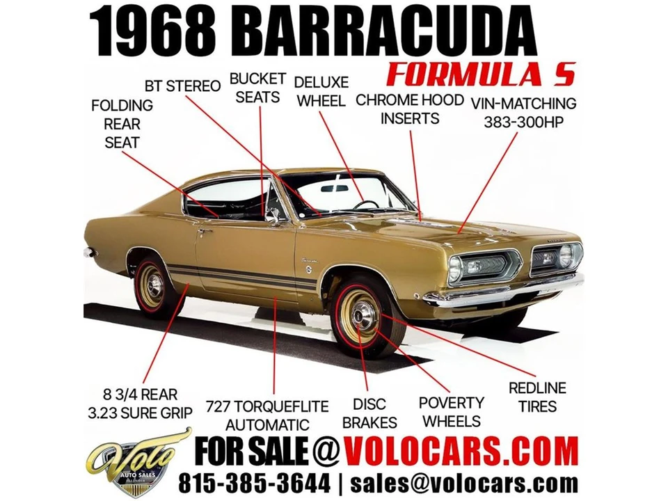 1968 Plymouth Barracuda 2nd Gen - Image 6 of 31