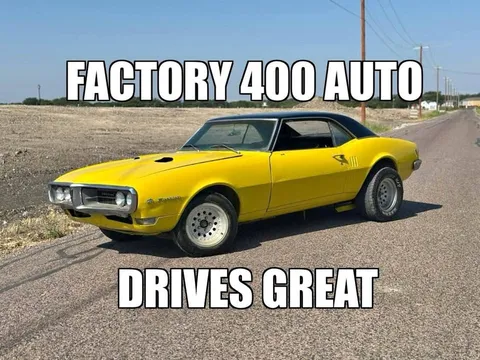 1968 Pontiac Firebird 400 Auto PHS
