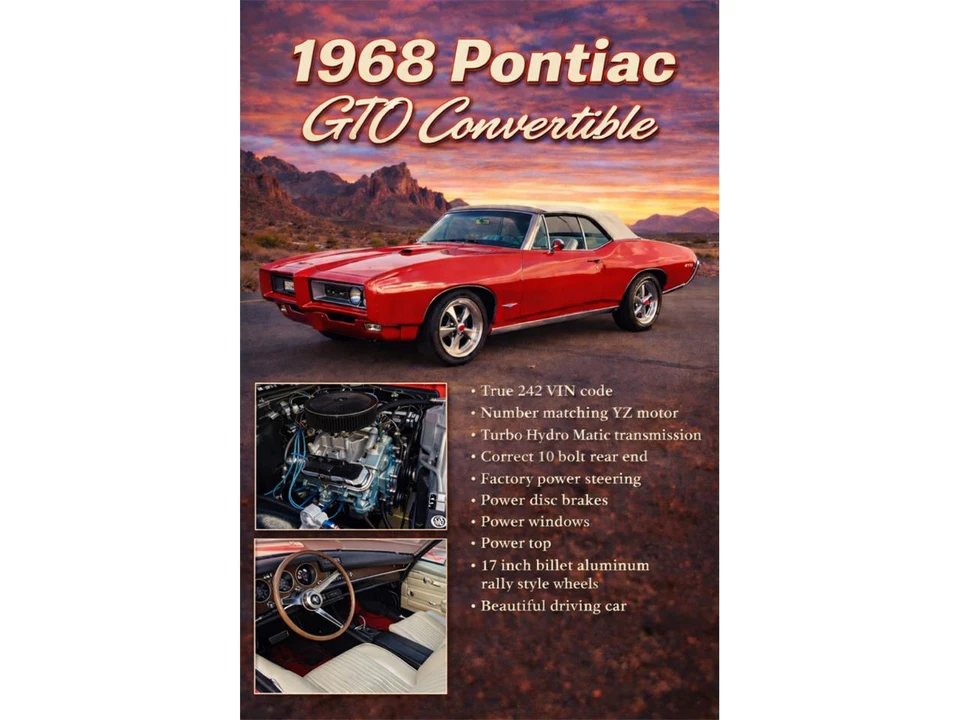 1968 Pontiac GTO 2nd Gen - Image 2 of 17