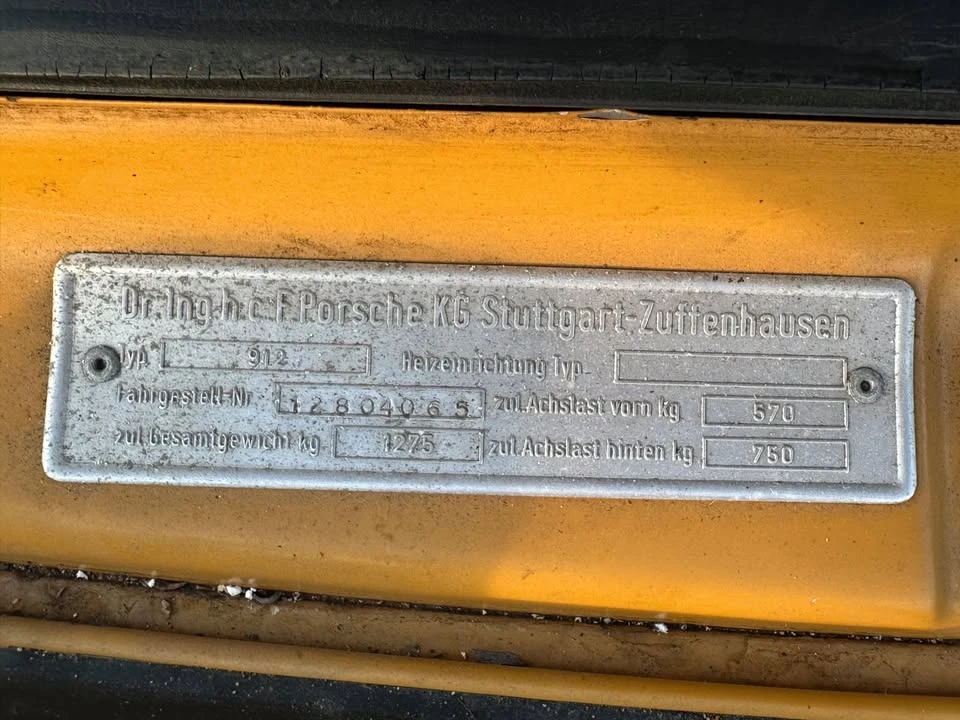 1968 Porsche 912 - Image 13 of 20