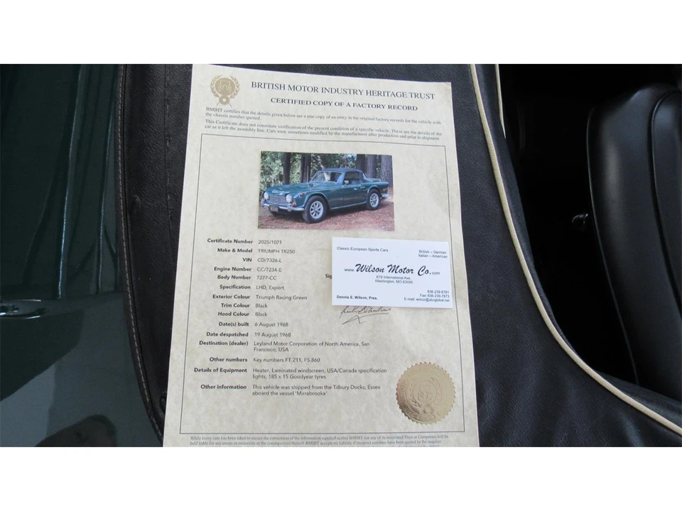 1968 Triumph TR5/TR250 - Image 17 of 28