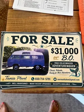 1968 Volkswagen Bus Hightop