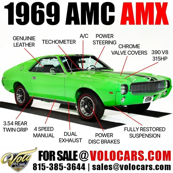 1969 AMC AMX - Image 6 of 12