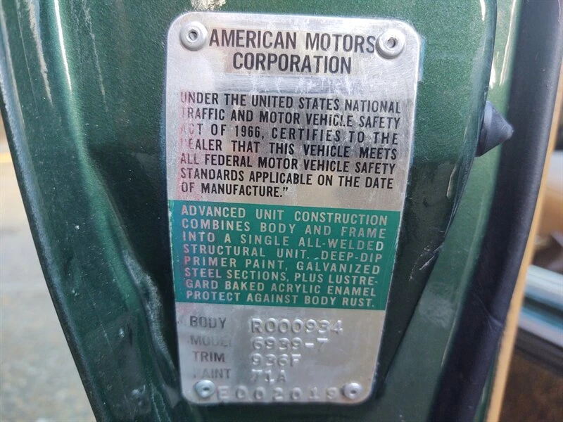 1969 AMC AMX - Image 23 of 31