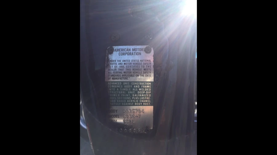 1969 AMC AMX - Image 7 of 10