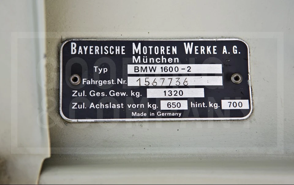 1969 BMW 1600 & 1602 - Image 10 of 10