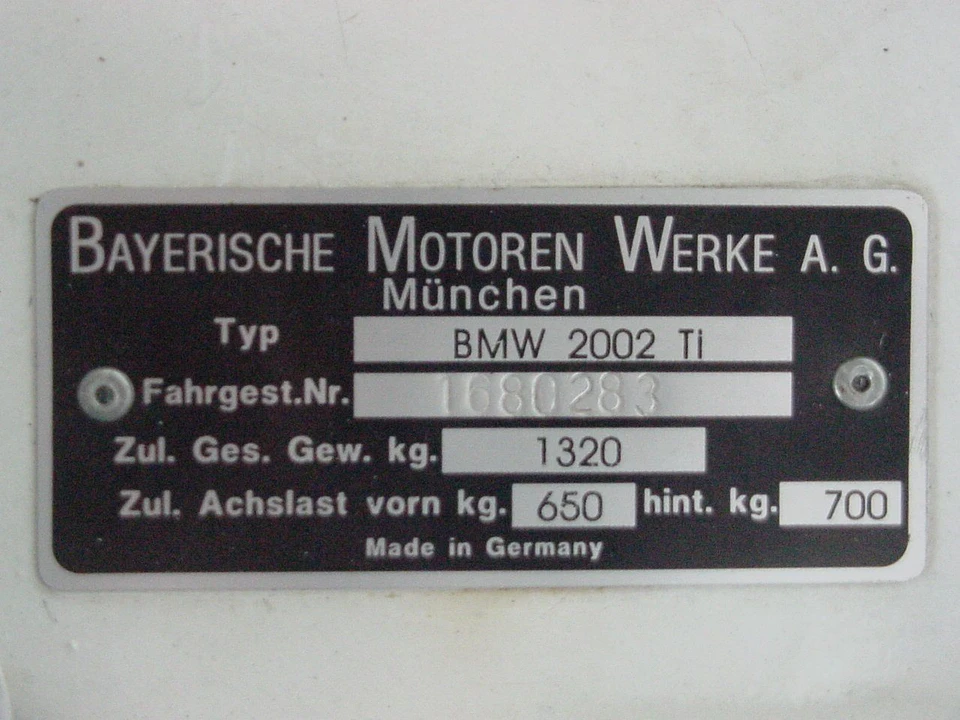 1969 BMW 2002ti - Image 2 of 6