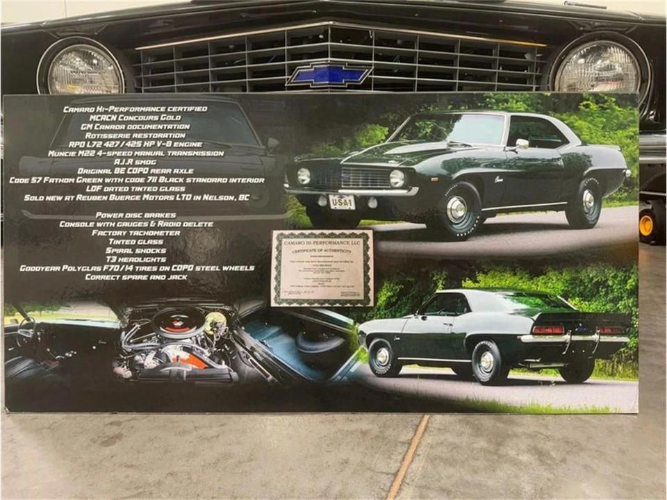 1969 Chevrolet Camaro 1st Gen - Image 6 of 31