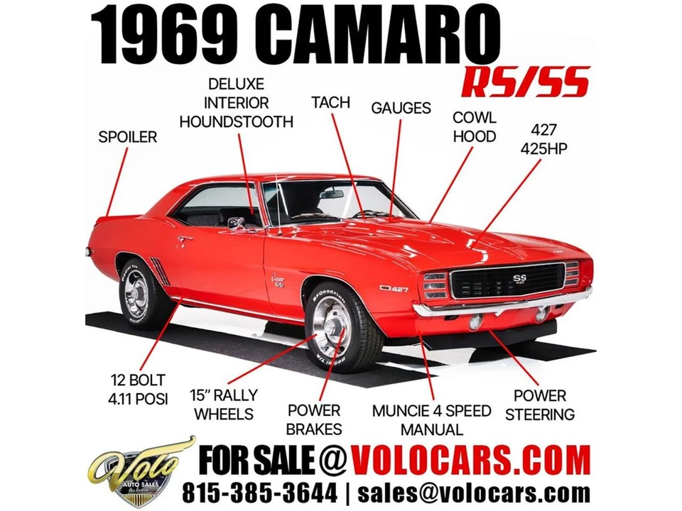 1969 Chevrolet Camaro 1st Gen - Image 6 of 31