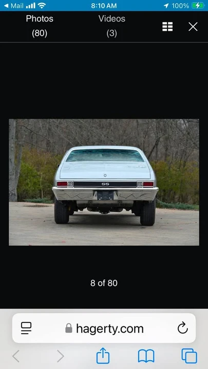 1969 Chevrolet Nova 3rd Gen - Image 2 of 3