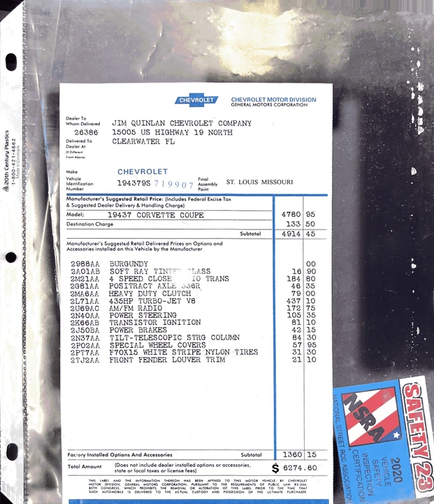 1969 Chevrolet Corvette C3 - Image 29 of 31