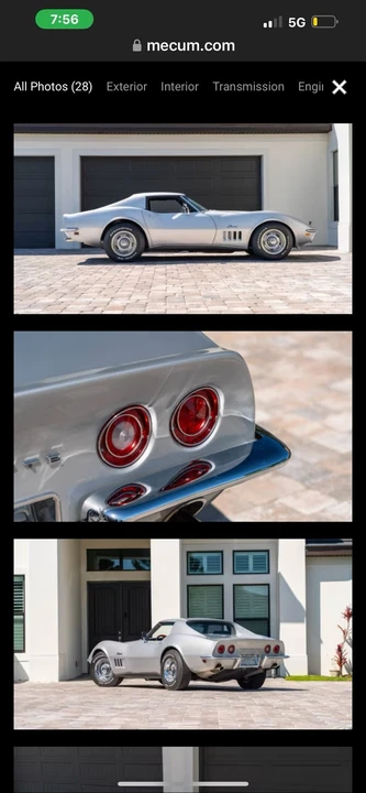 1969 Chevrolet Corvette C3 - Image 12 of 20