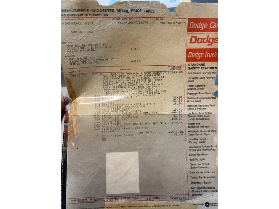 1969 Dodge Charger 2nd Gen - Image 22 of 31