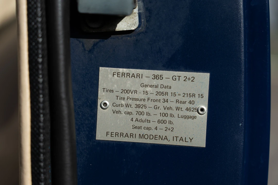 1969 Ferrari 365 GT 2+2 - Image 8 of 31