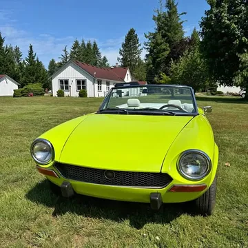 1969 Fiat 124 Spider Abarth Convertible 2D