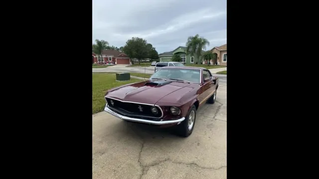 1969 Ford Mustang Mach 1 Fastback