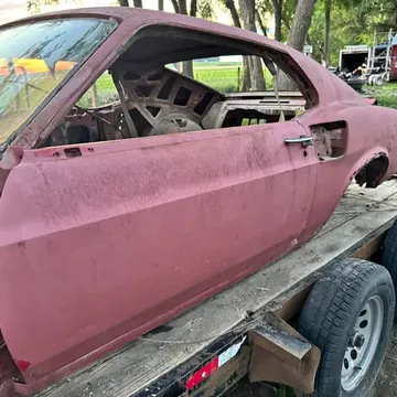 1969 Ford Mustang Mach 1 Fastback Body Shell