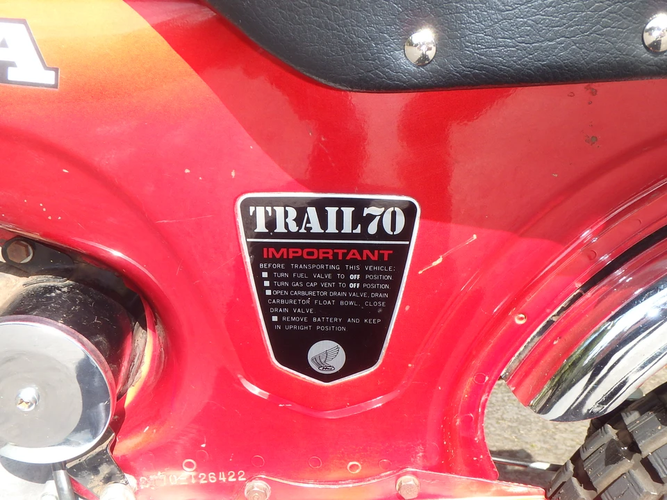1969 Honda CT70 - Image 19 of 31
