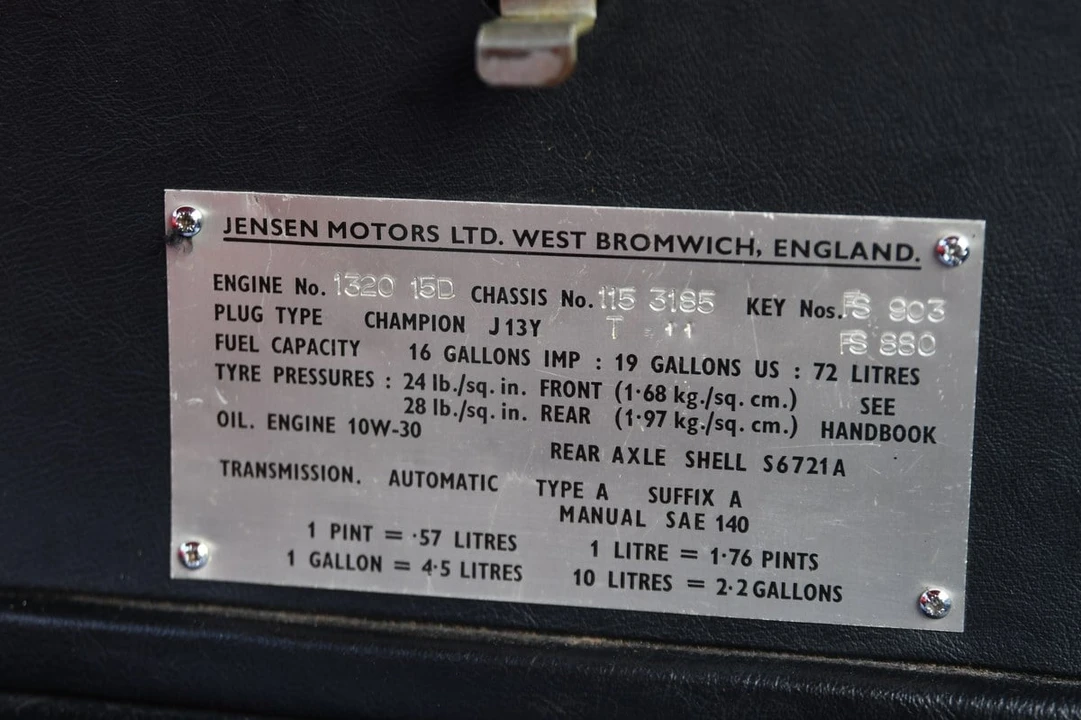 1969 Jensen Interceptor - Image 16 of 30