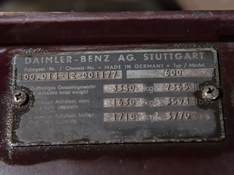 1969 Mercedes-Benz 600 Pullman - Image 10 of 26