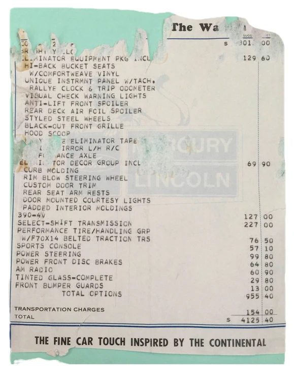 1969 Mercury Cougar Eliminator 1st Gen - Image 26 of 28