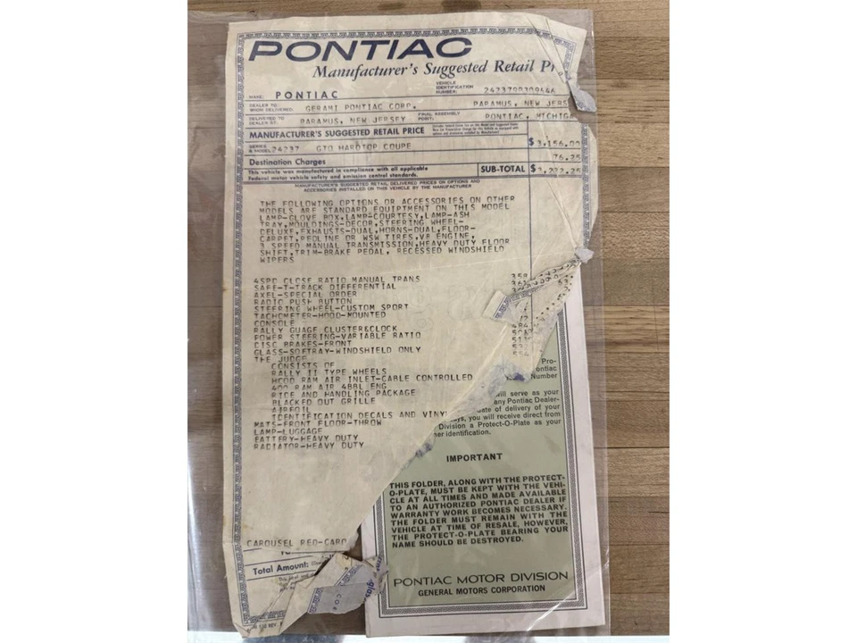 1969 Pontiac GTO 2nd Gen - Image 22 of 25