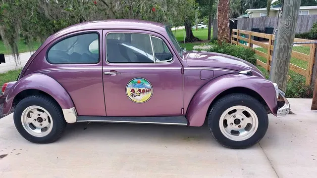 1969 Volkswagen Beetle #PinkBeetle Hatchback 2D