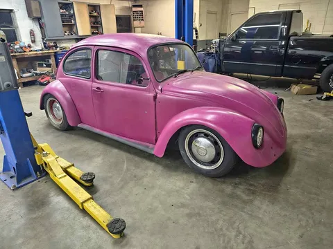 1969 Volkswagen Beetle #PinkBeetle Hatchback 2D
