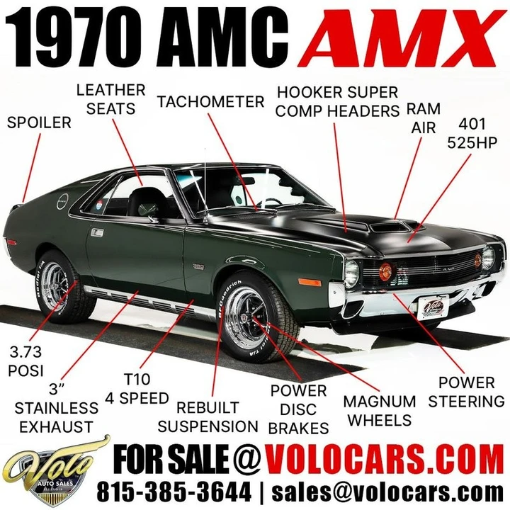 1970 AMC AMX - Image 6 of 21