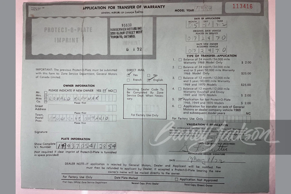 1970 Chevrolet Corvette C3 - Image 13 of 24