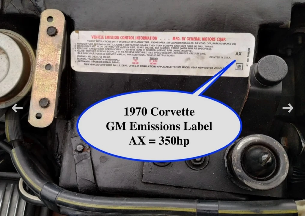1970 Chevrolet Corvette C3 - Image 13 of 21
