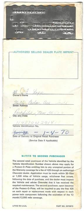 1970 Chevrolet Nova 3rd Gen - Image 19 of 22