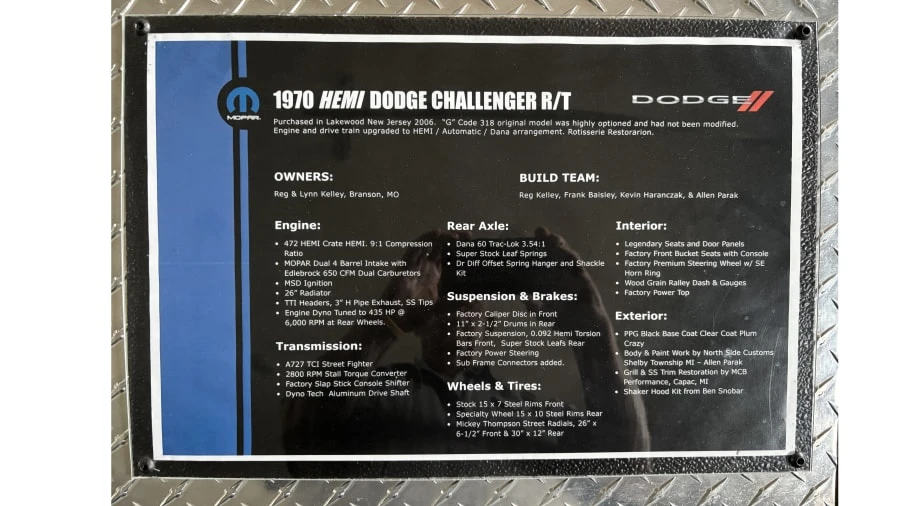 1970 Dodge Challenger 1st Gen - Image 14 of 14