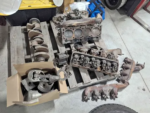 Parts & Memorabilia 429 D00e-r Cobra Jet Cylinder Heads and Manifolds and More