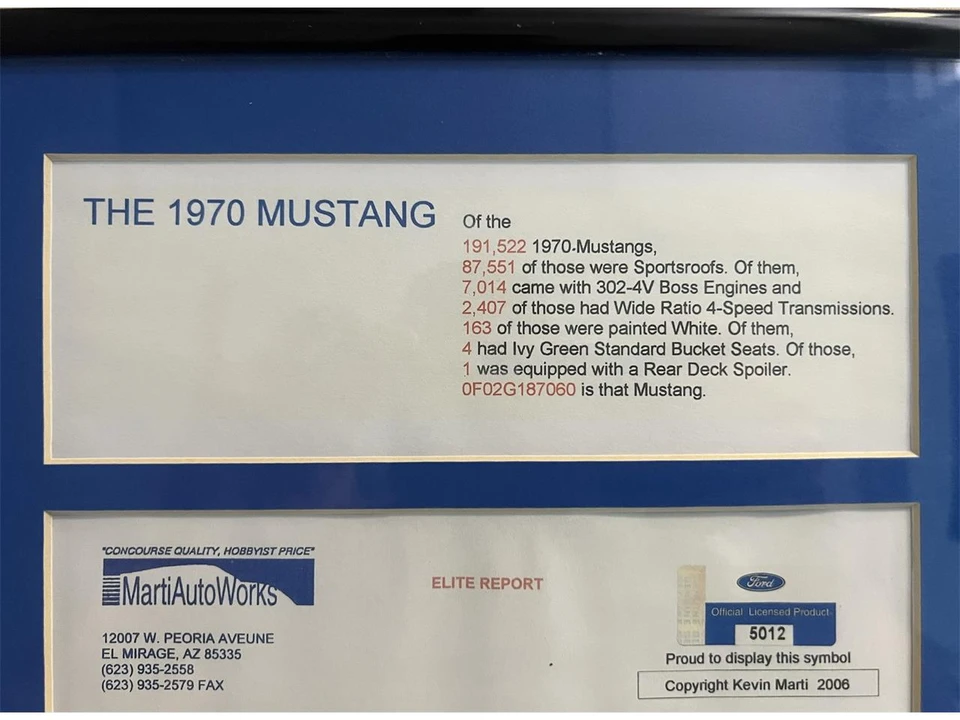 1970 Ford Mustang Boss 302 1st Gen - Image 14 of 31