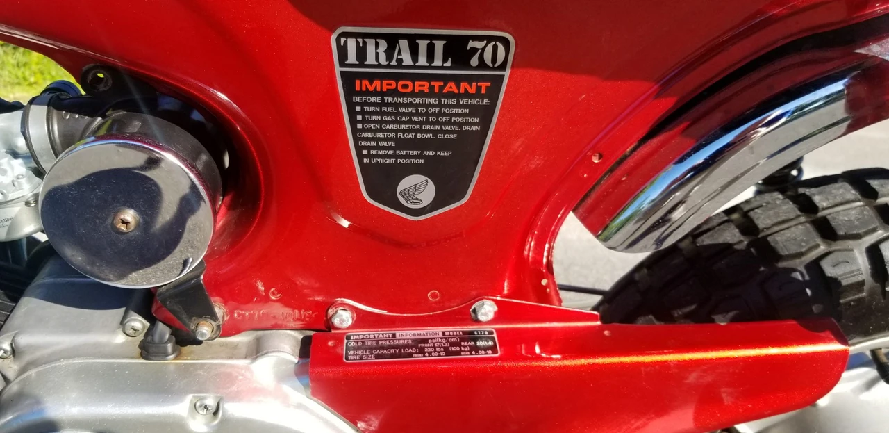1970 Honda CT70 - Image 23 of 31